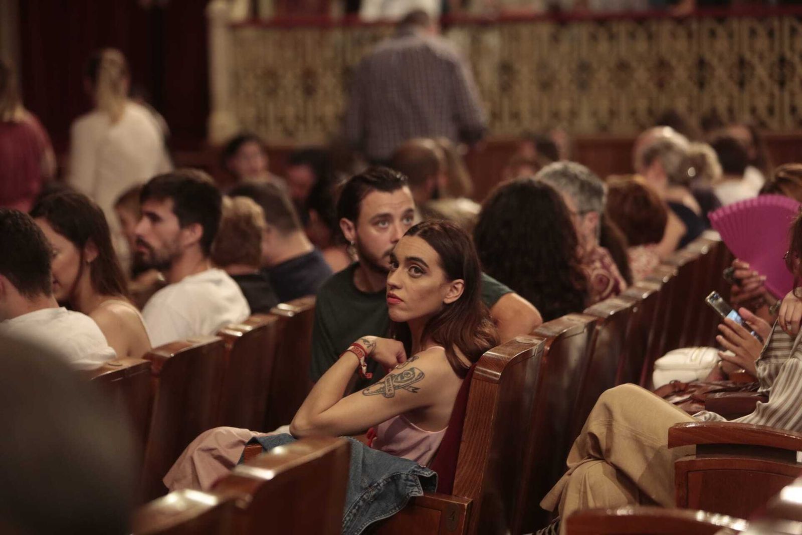 el ambiente del teatro