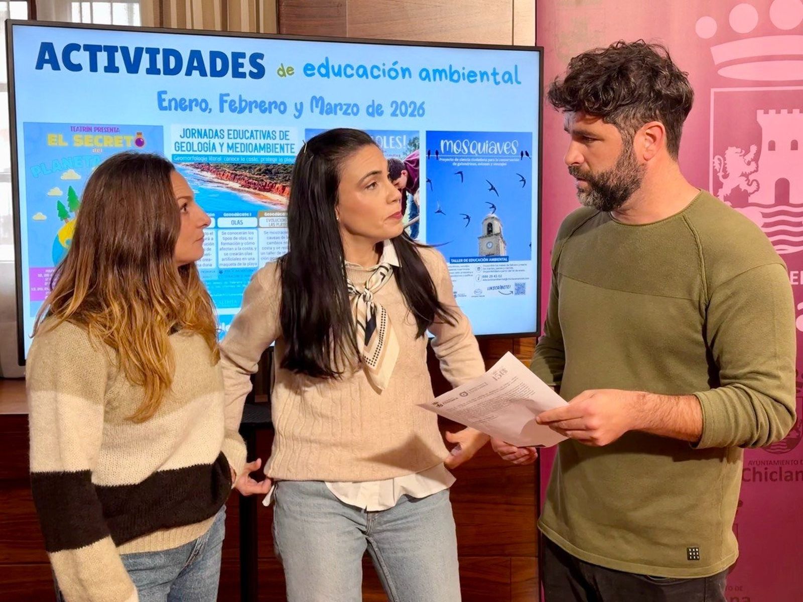 Un momento de esta rueda de prensa.