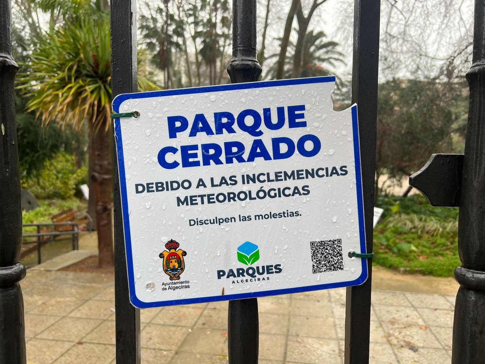 Fotos de las lluvias de la borrasca Leonardo este miércoles en Algeciras