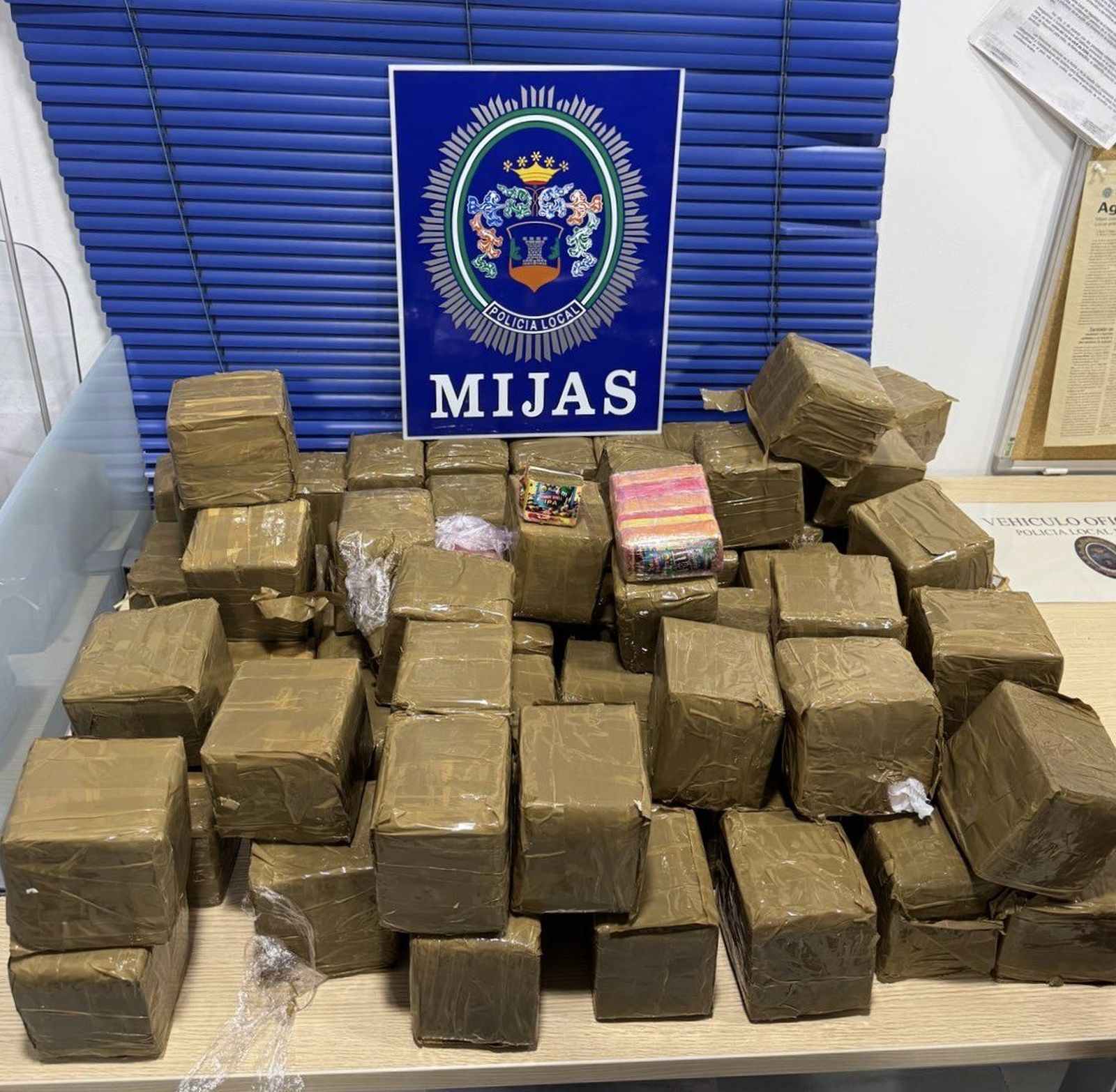 Incautación de 75 kilos de Hachís en Mijas