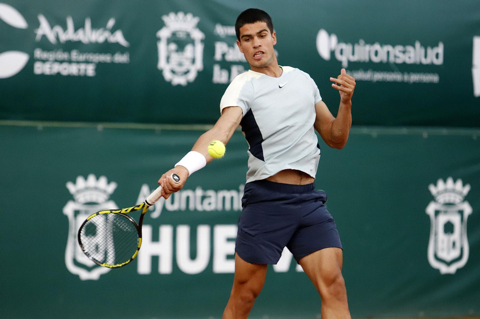 Copa del Rey de Tenis. Semifinal entre Carlos Alcaraz y Pablo Andújar