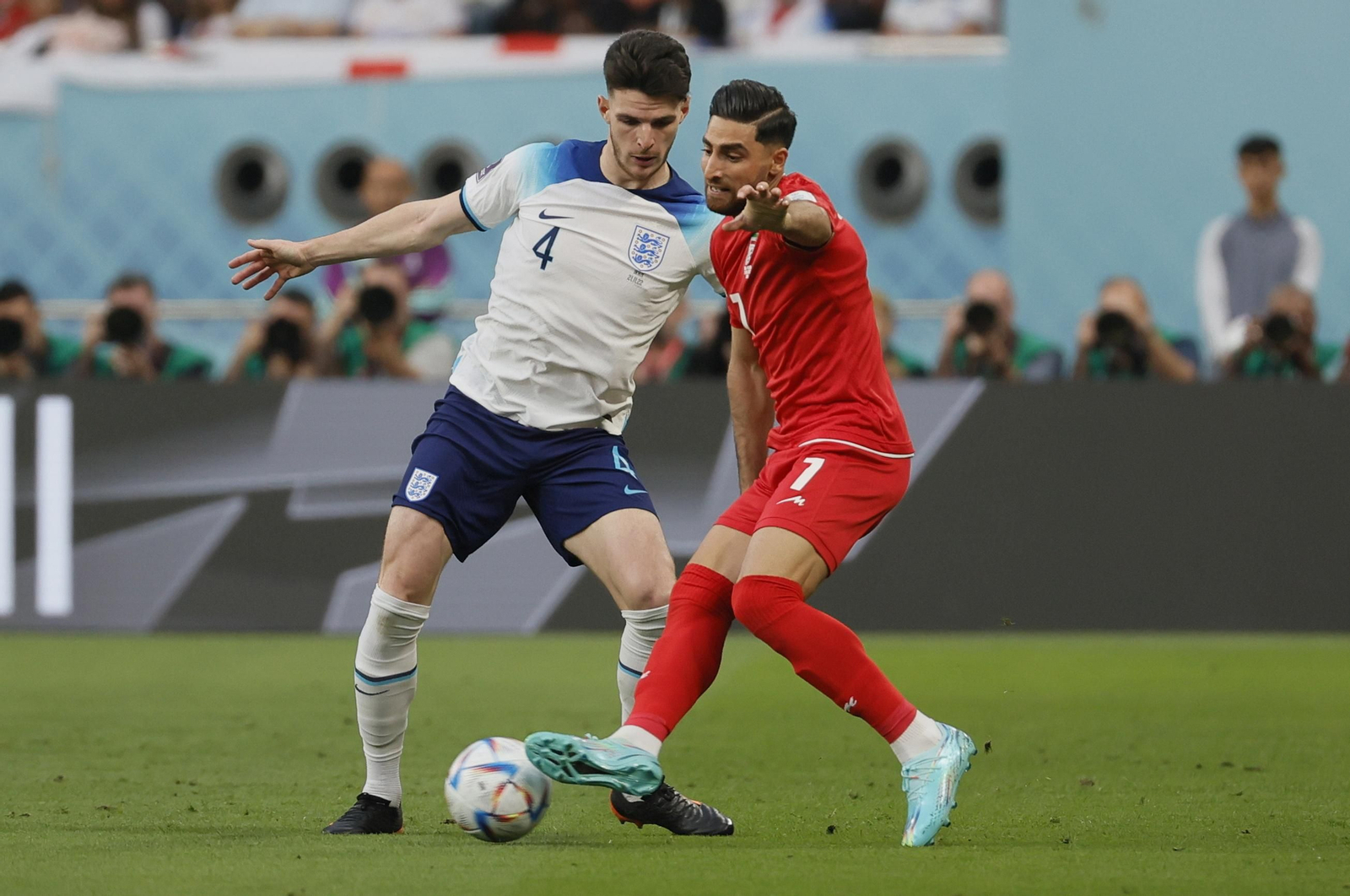 Las imágenes del Inglaterra-Irán del Mundial
