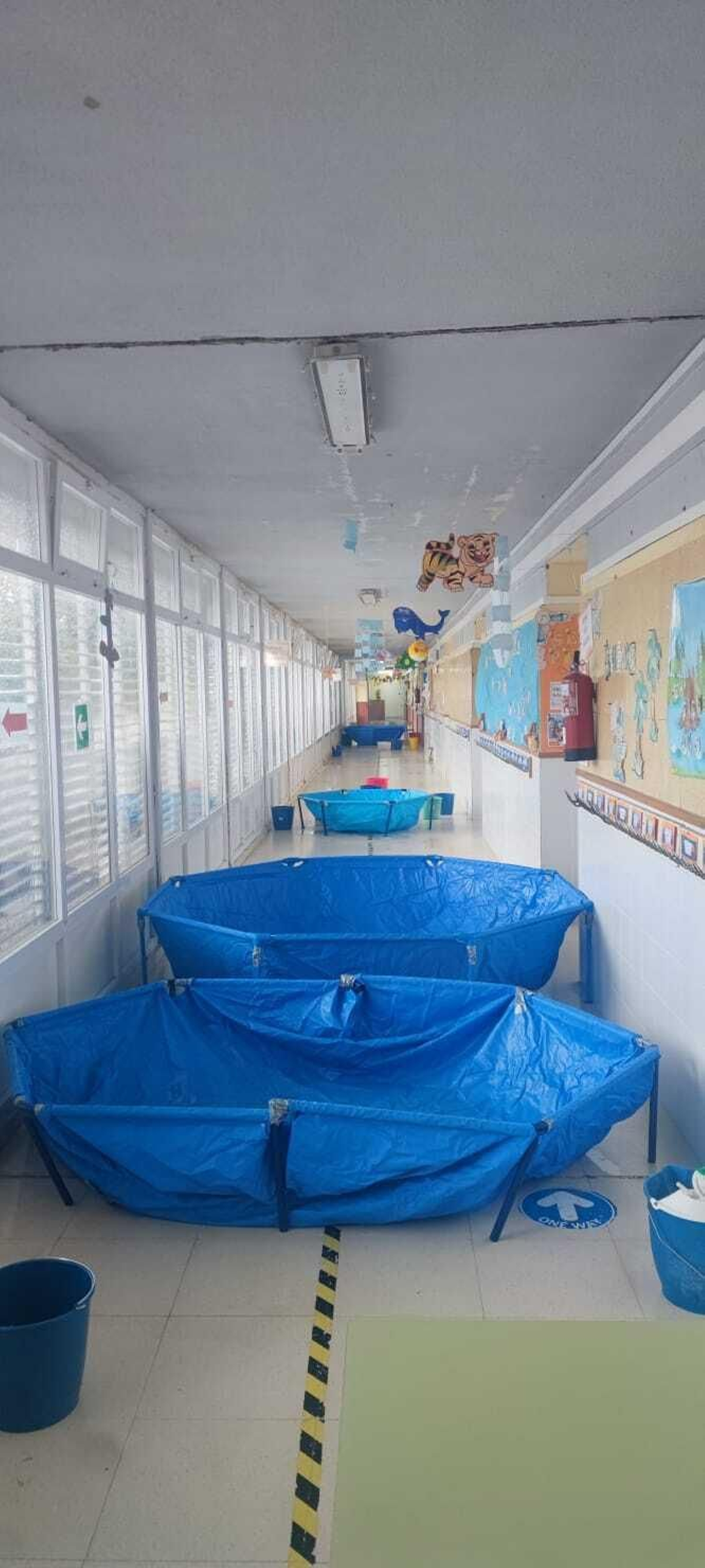 Filtraciones de agua en la Escuela Infantil ELvira Lindo de Puerto Real