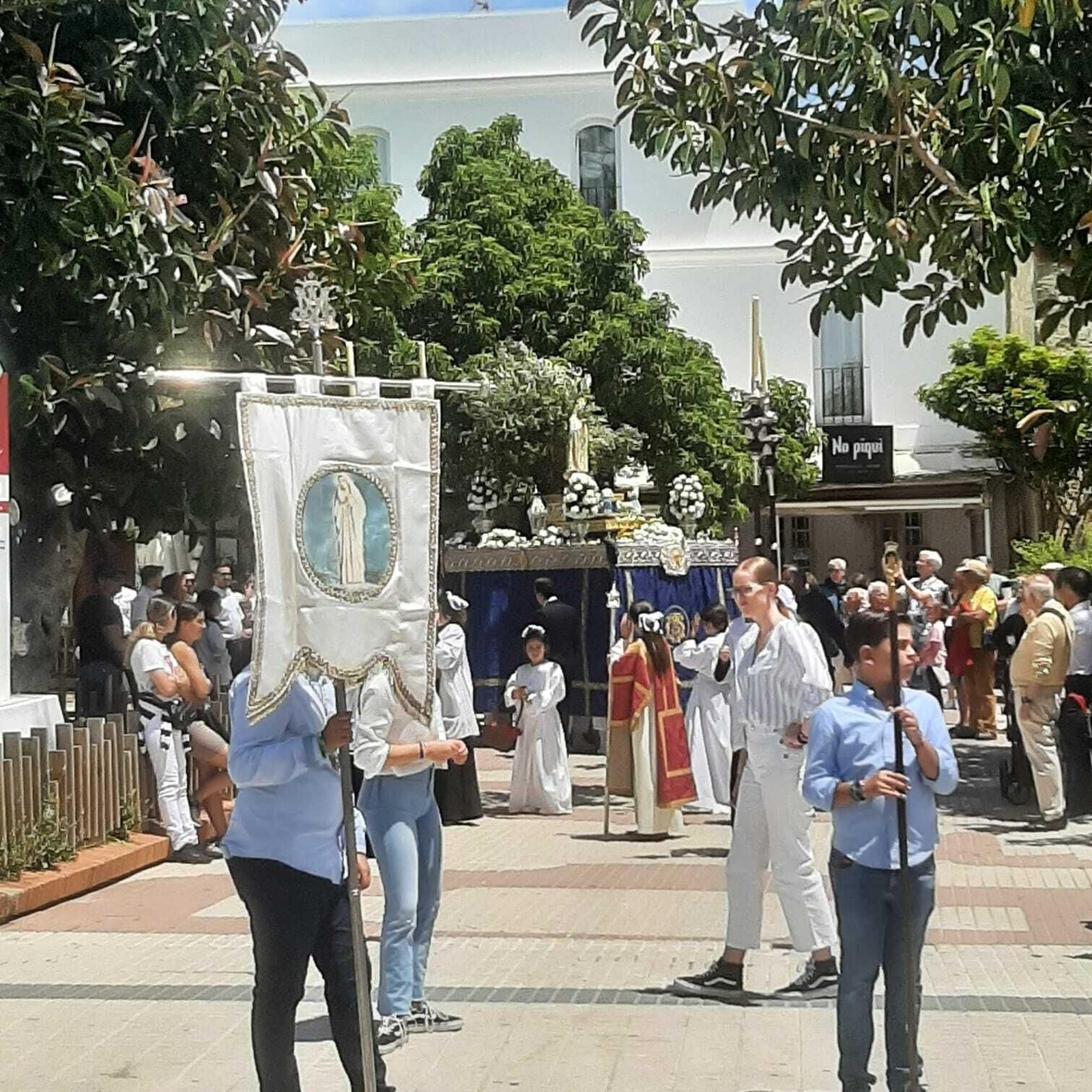 Fotos de la procesión de la Virgen de Fátima en Tarifa