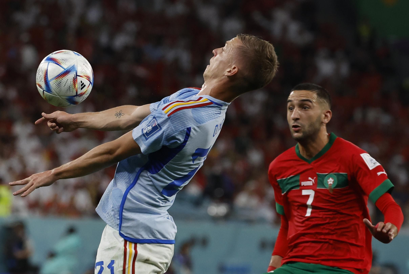 Fotos del Marruecos-España en octavos del Mundial de Qatar