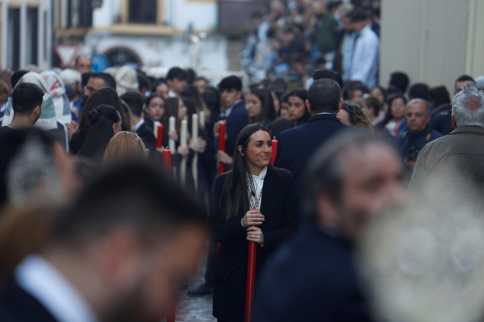 El traslado de la Merced en este Sábado Santo de Córdoba, en imágenes