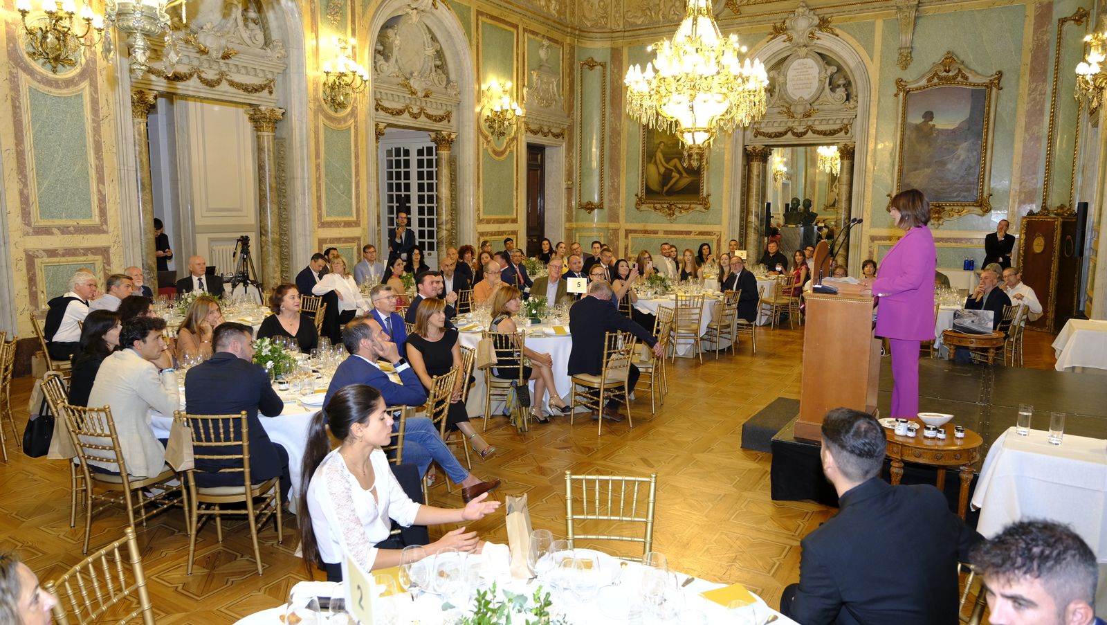 Imágenes de la presentación de la marca Vegavilanos en el Casino de Madrid