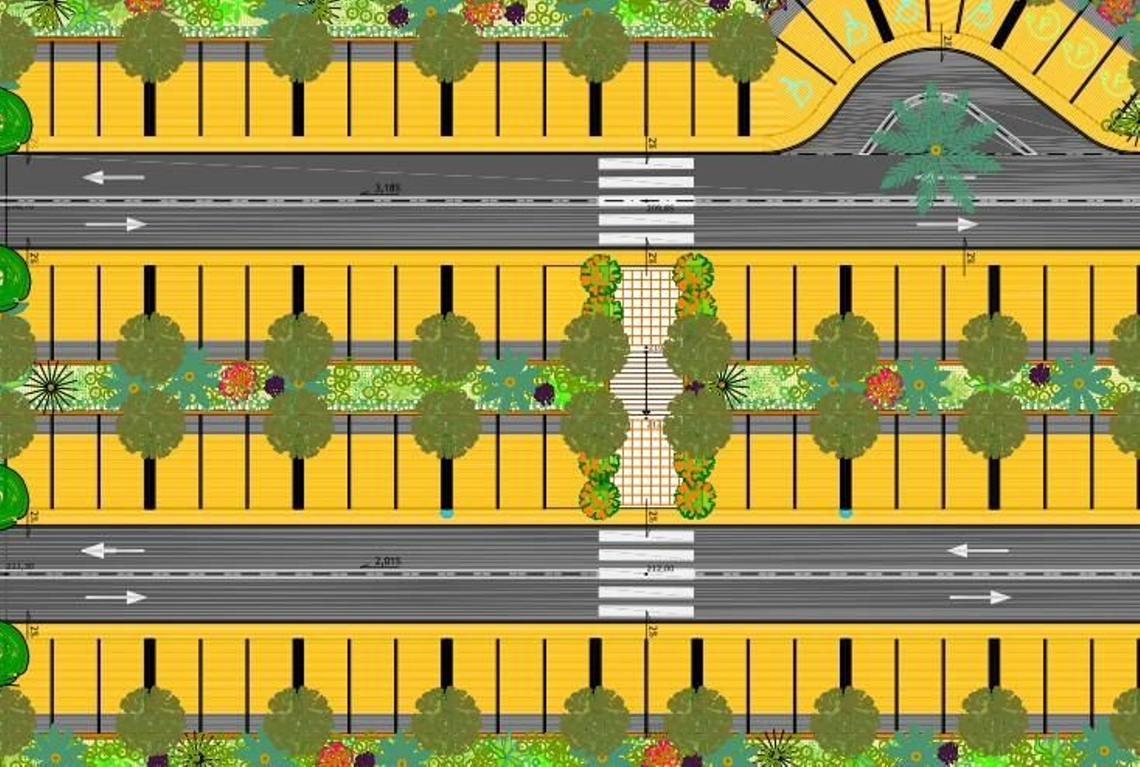 Así será el futuro parking de Montoro.