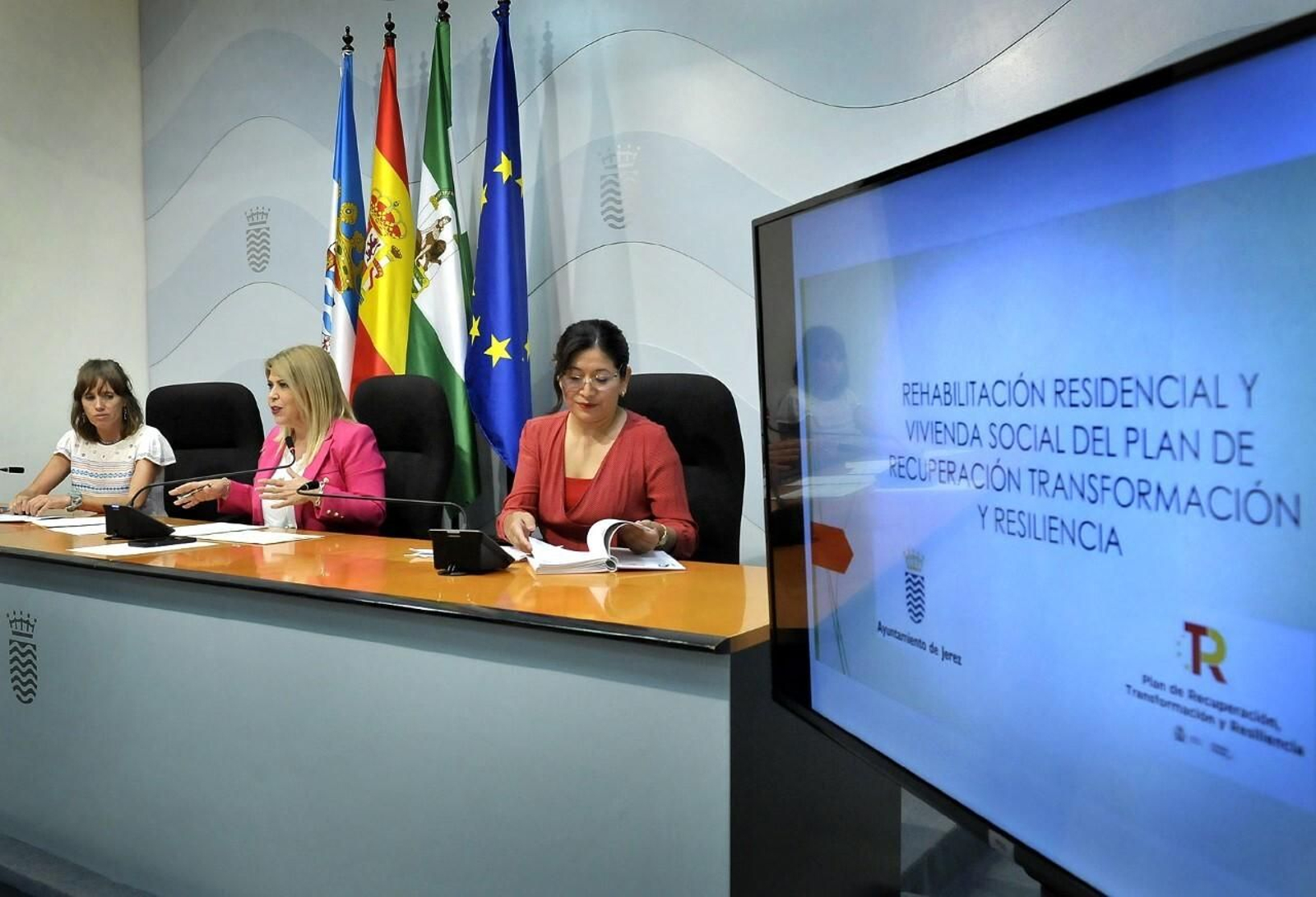 Laura Álvarez, Mamen Sánchez y Ana Hérica Ramos