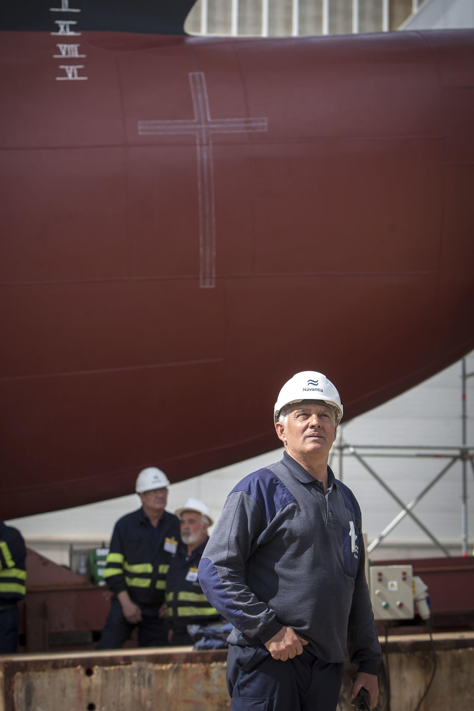 Botadura del BAM 'Audaz'.