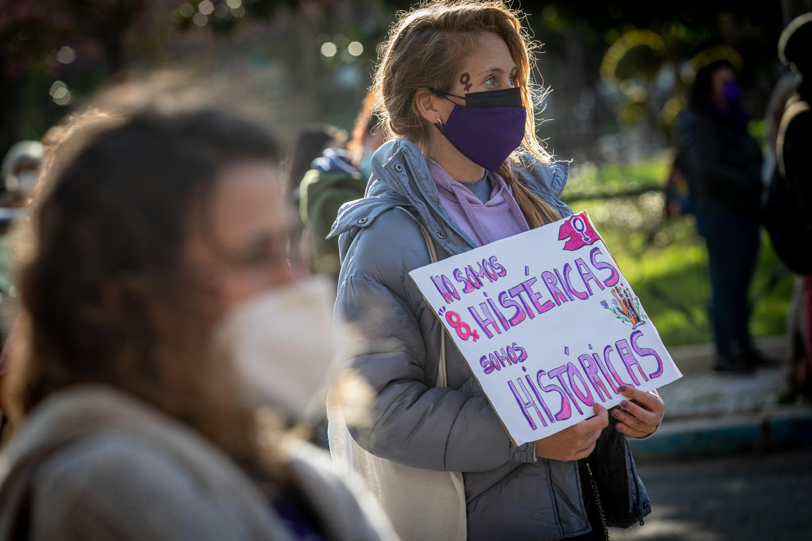 Concentración por el 8-M en Cádiz