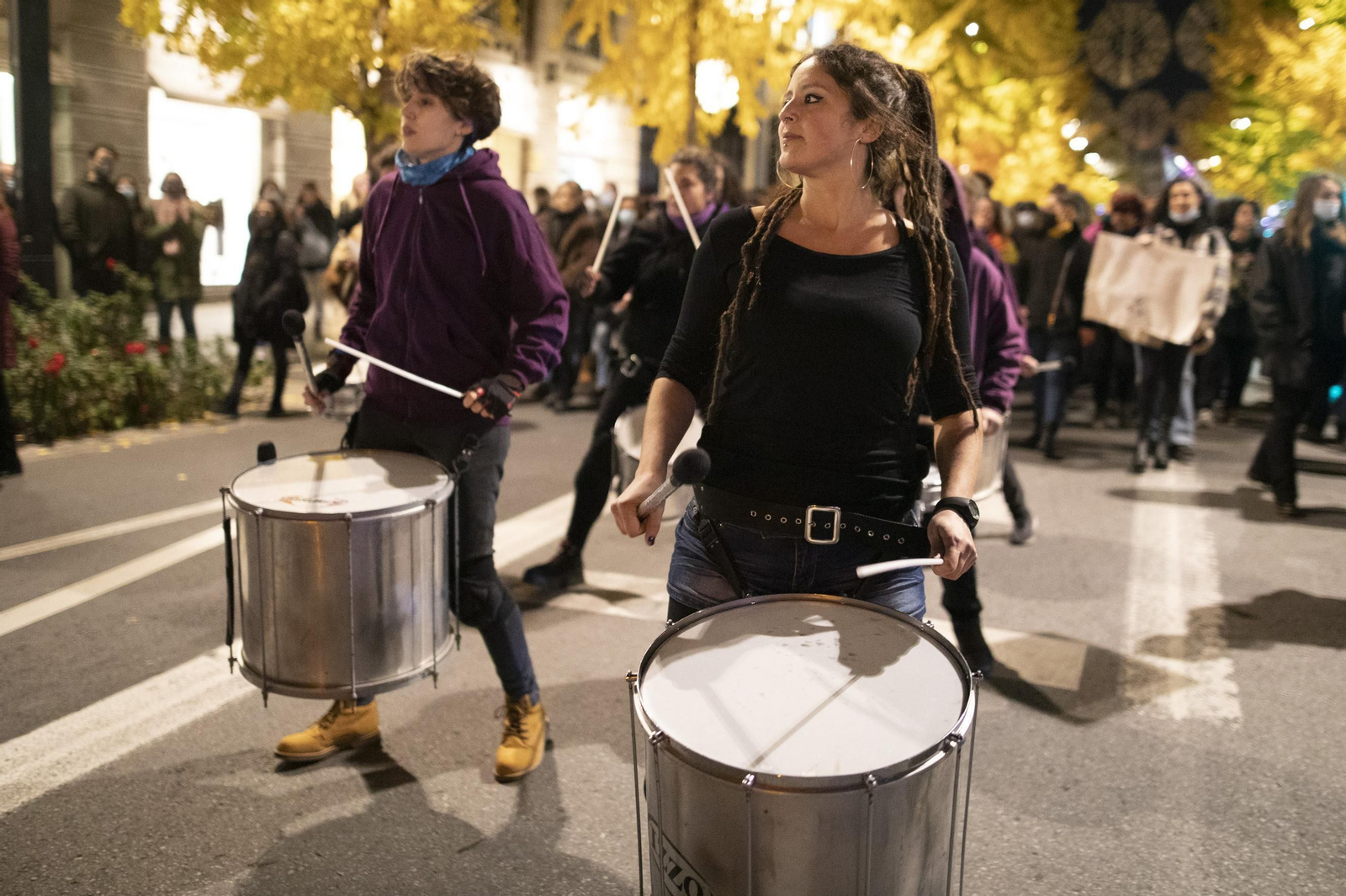 La manifestación del 25-N en Granada en imágenes