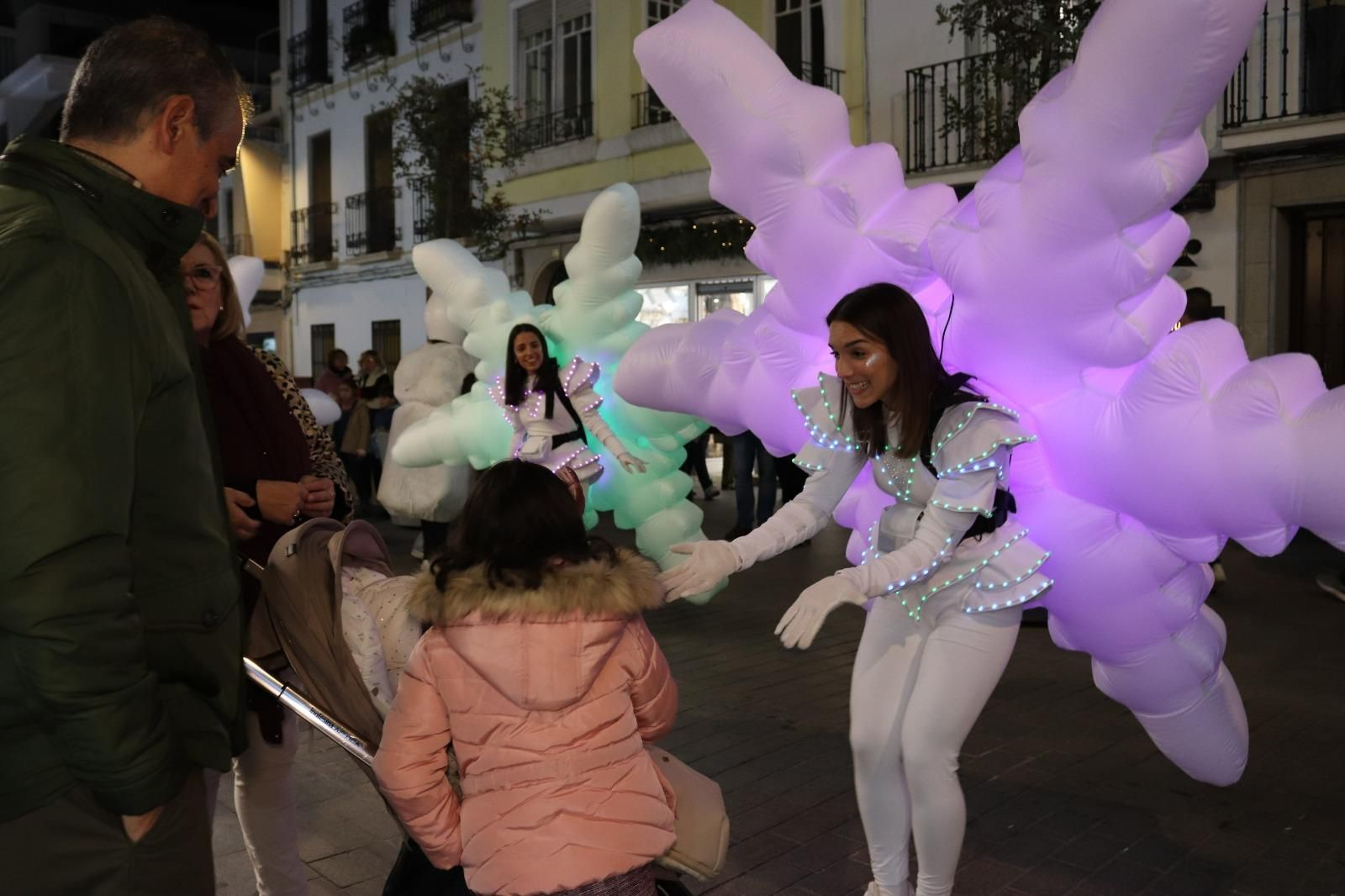 Inauguración del alumbrado especial de Navidad en Montilla