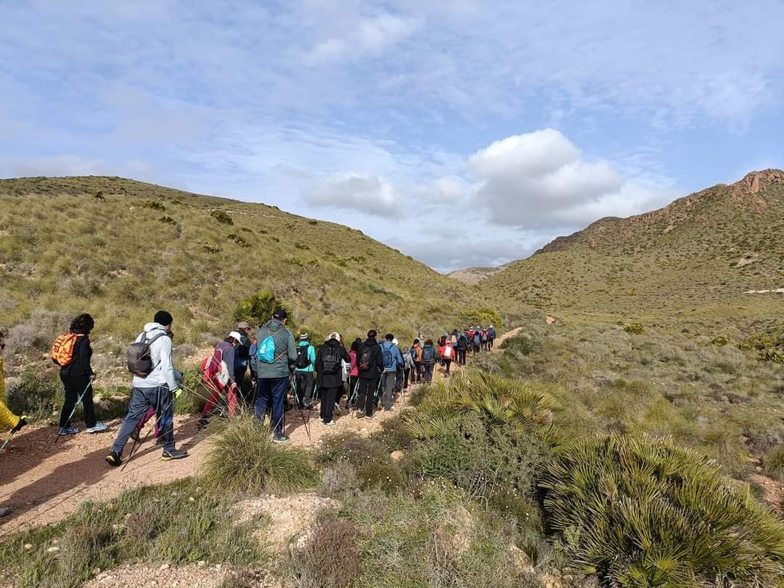 El recorrido fue desde Campohermoso hasta el Cortijo del Fraile