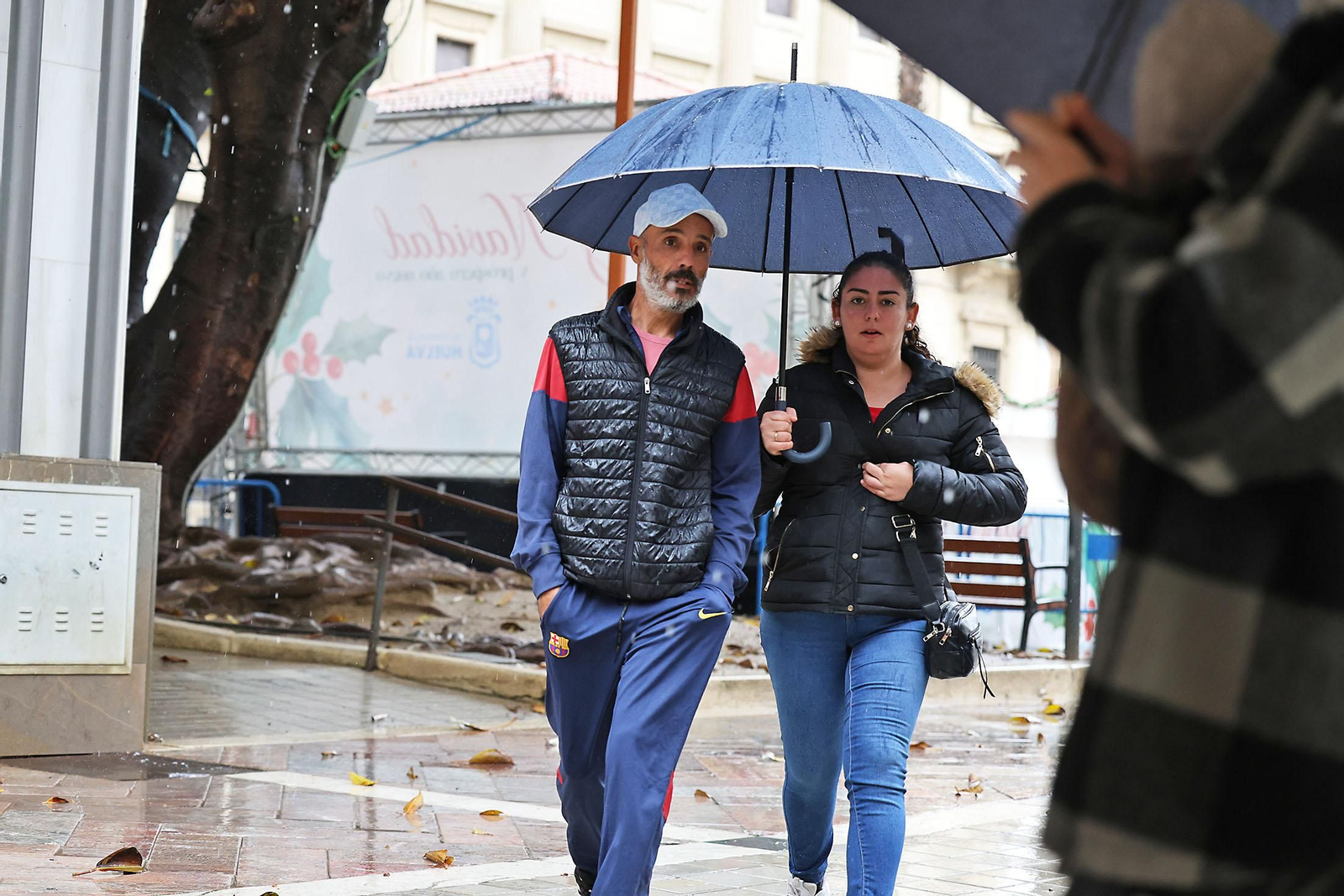 Las imágenes de la mañana de lluvia en Huelva