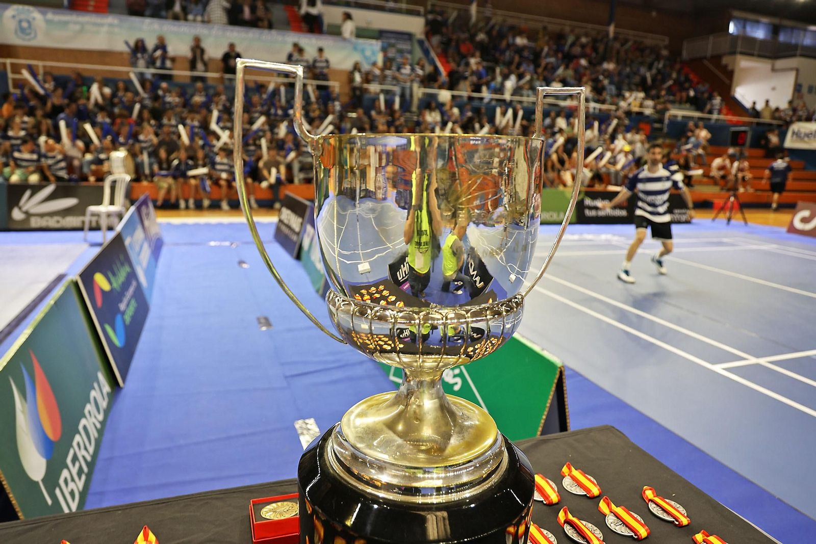 Imágenes de la final de liga de bádminton entre el IES La Orden y La RInconada