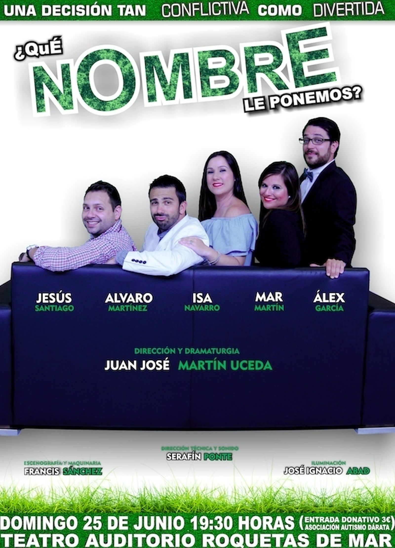 Cartel de la obra que se representa hoy.