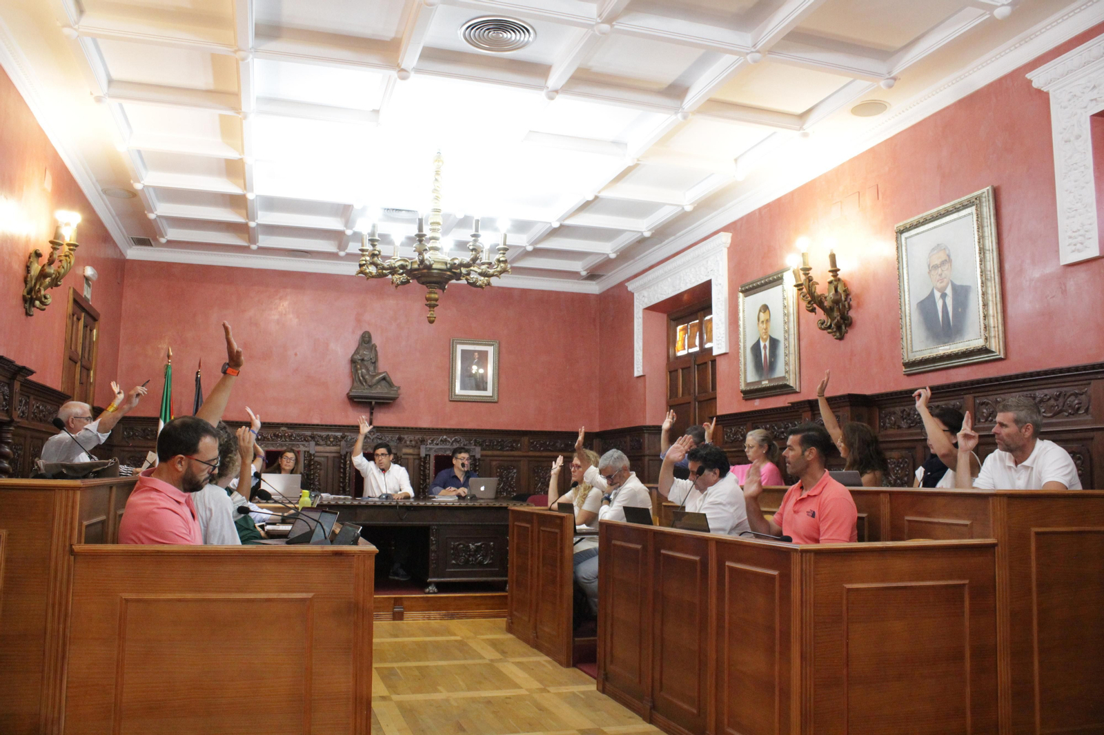 Pleno en el Ayuntamiento de Ayamonte.