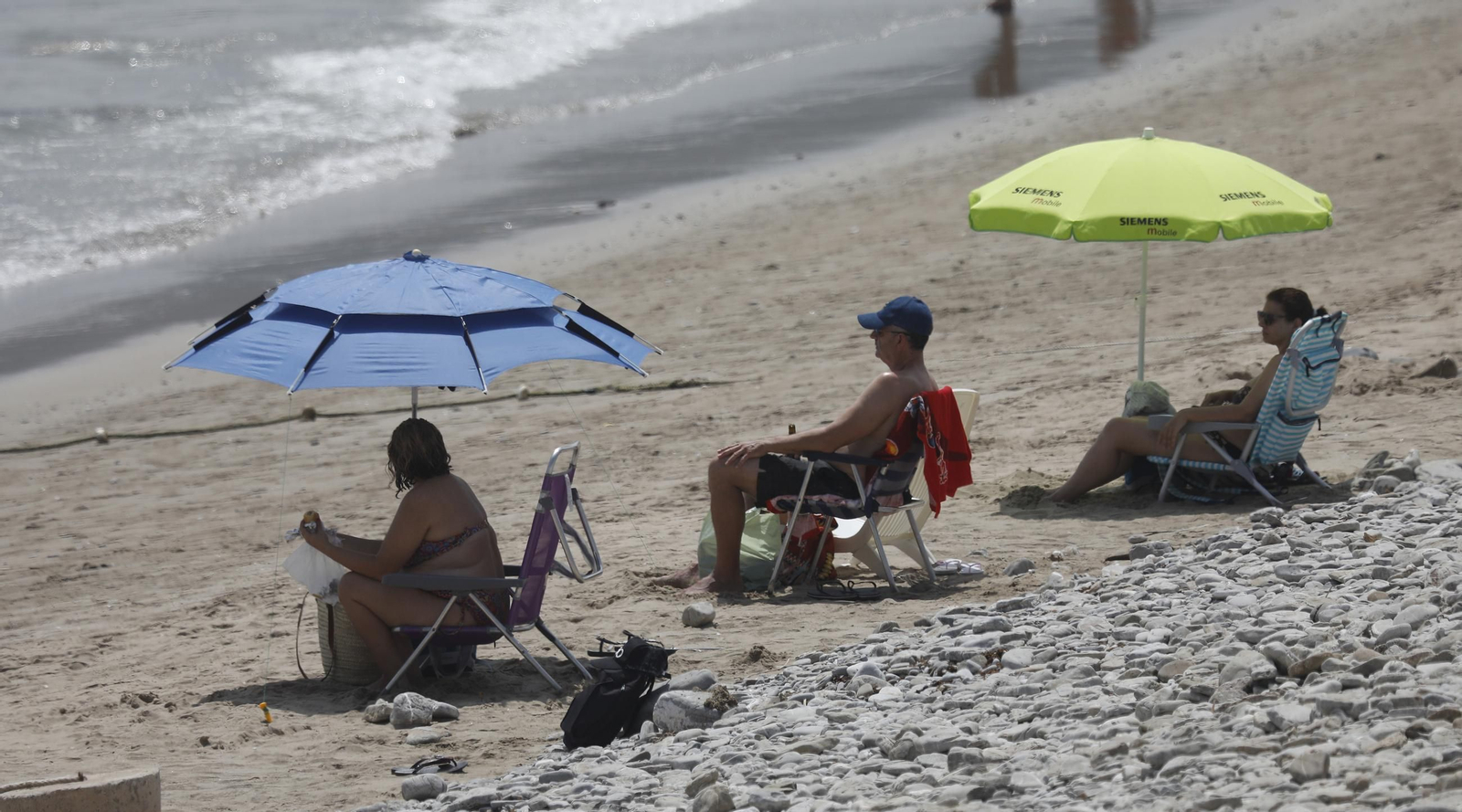Fotos de un sábado en la playa de Getares de Algeciras