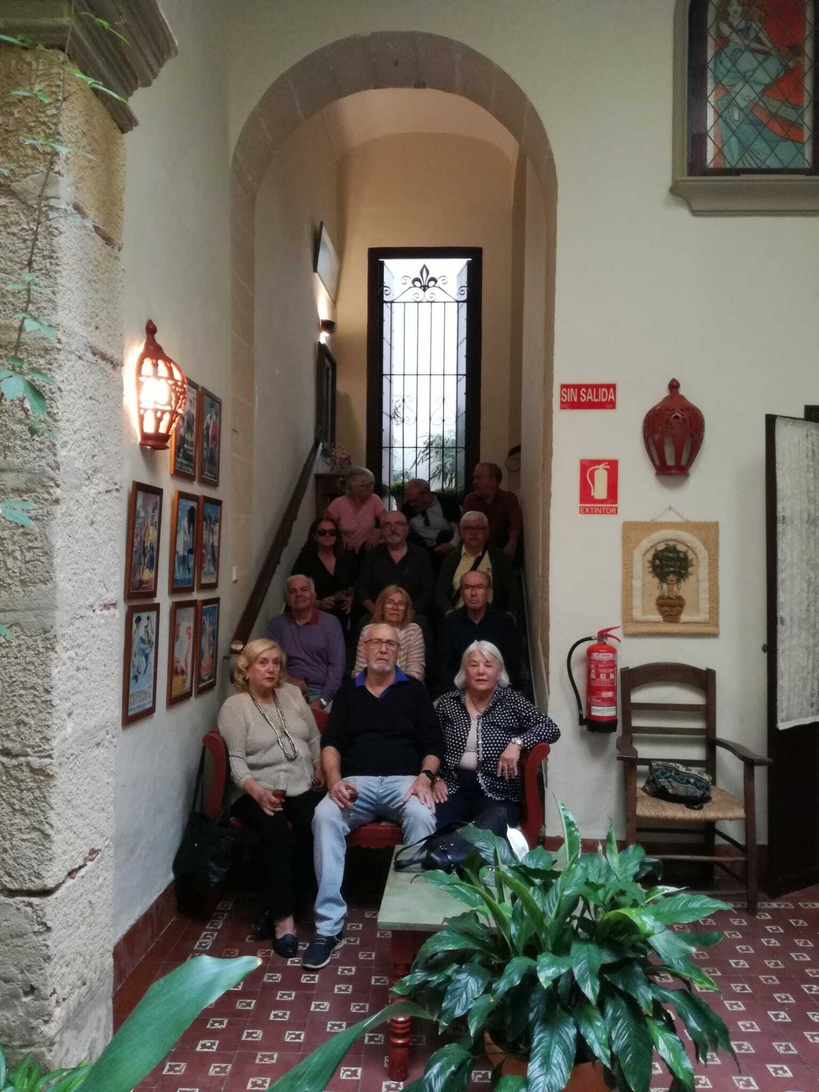 Una imagen del encuentro celebrado hace unos días en la casa de la calle San Bartolomé.
