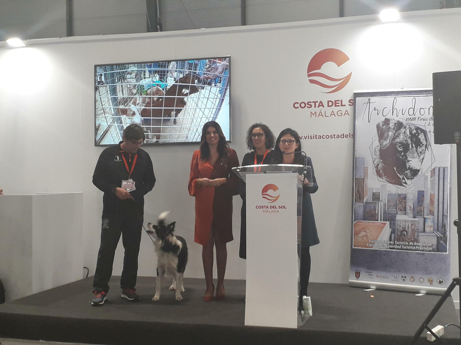 Mercedes Montero, alcaldesa de Archidona, en Fitur.