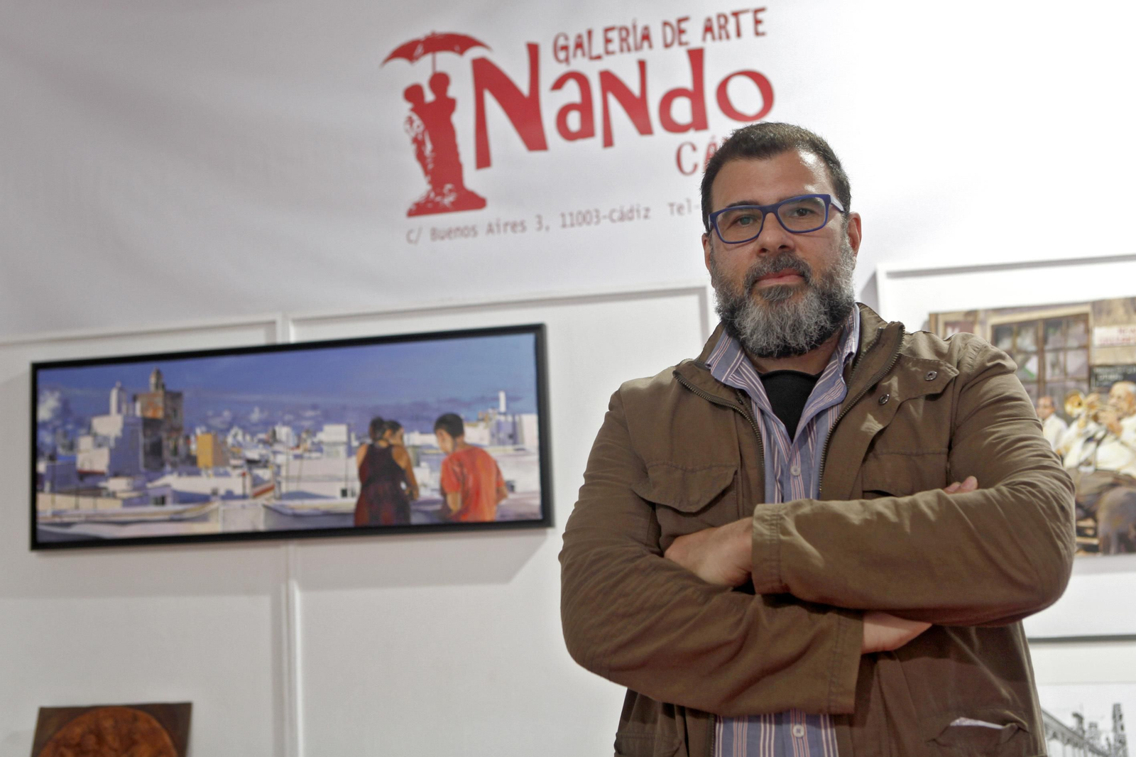 El pintor y escultor Fernando Benítez Gabriel, en una imagen de archivo.