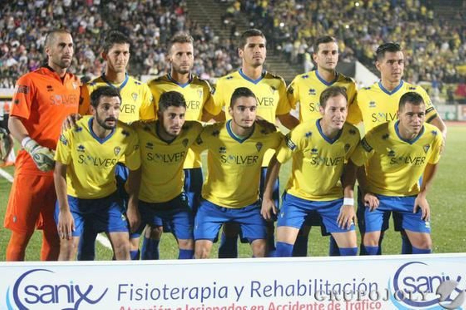 El once del Cádiz. 

Foto: Paco Guerrero
