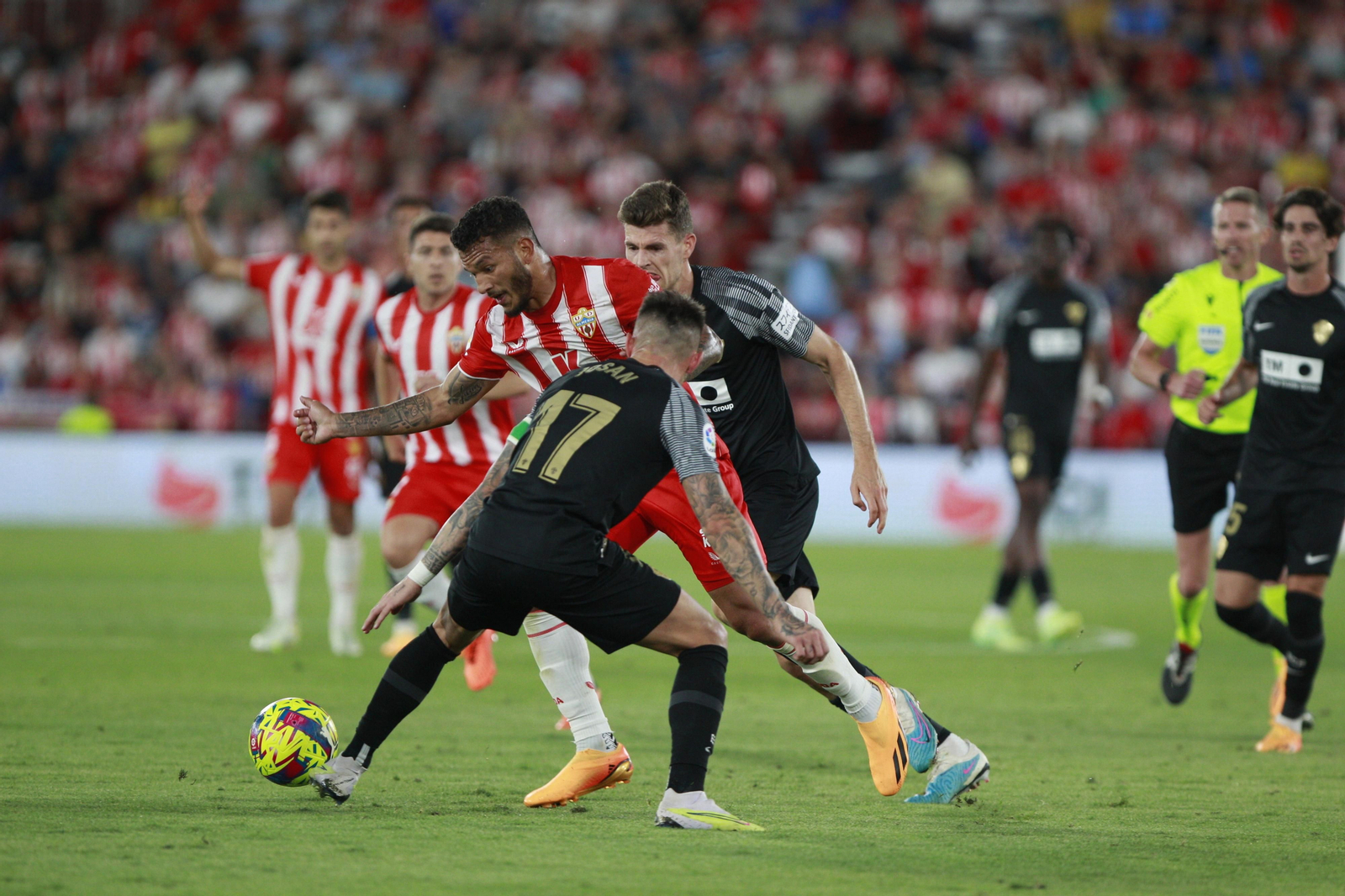 Imágenes del partido U.D. Almería-Elche C.F.