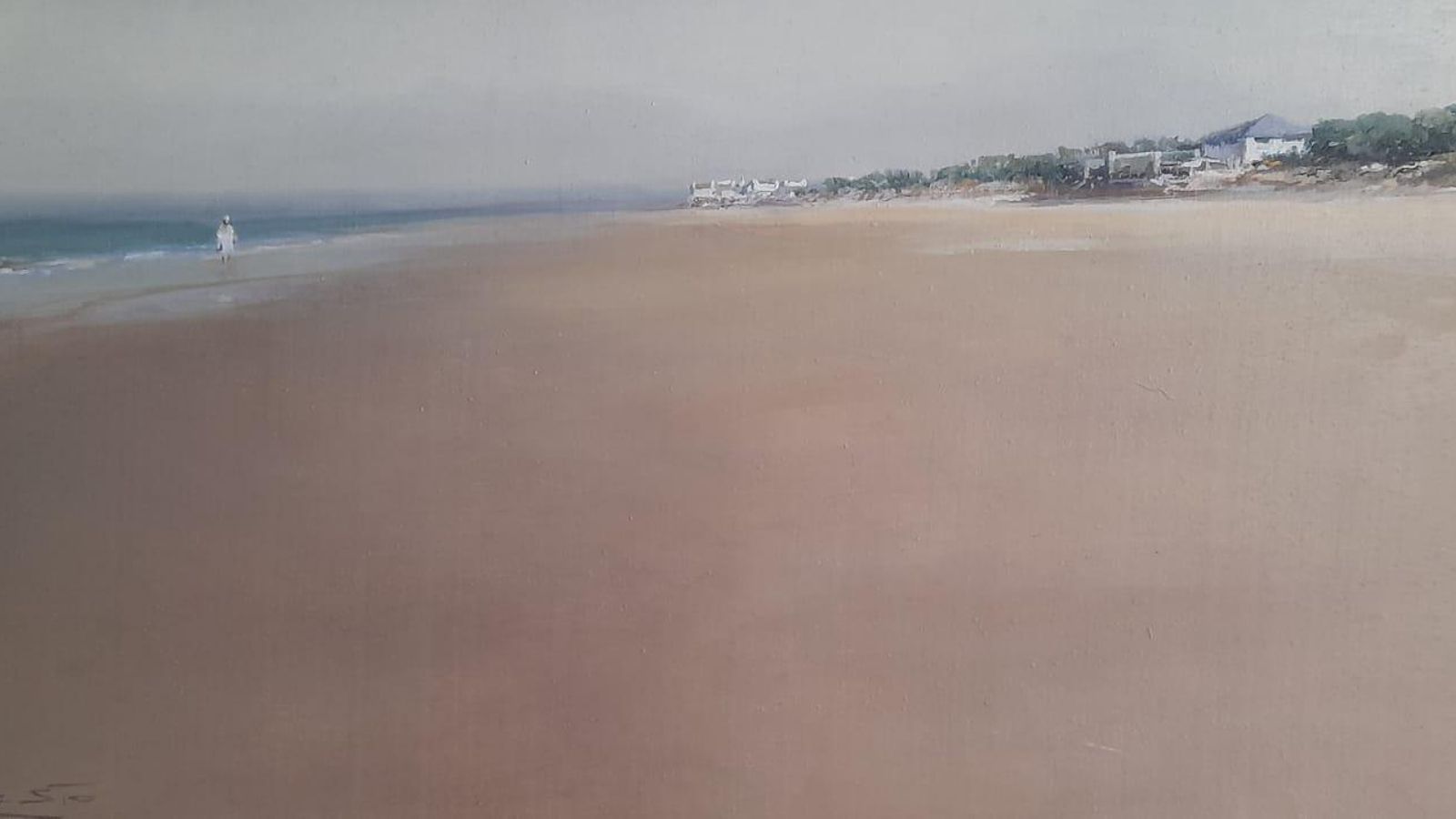 Lienzo de José Basto.