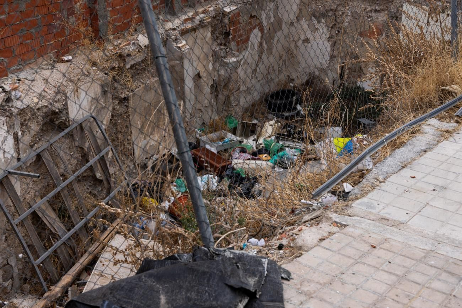 Así se encuentra el barrio de San Juan