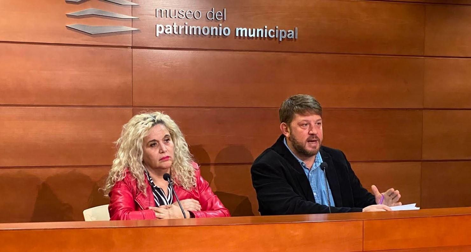 Remedios Ramos y Nicolás Sguiglia, en rueda de prensa. Remedios Ramos y Nicolás Sguiglia, en rueda de prensa.