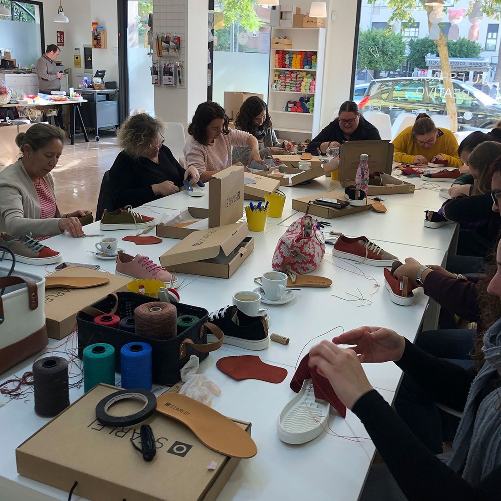 Zapatillas para su propio montaje.