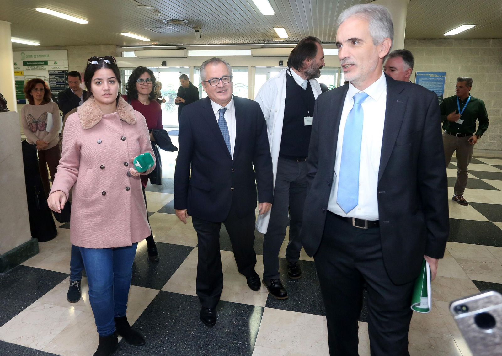 Rafael López en las instalaciones del Complejo Hospitalario.