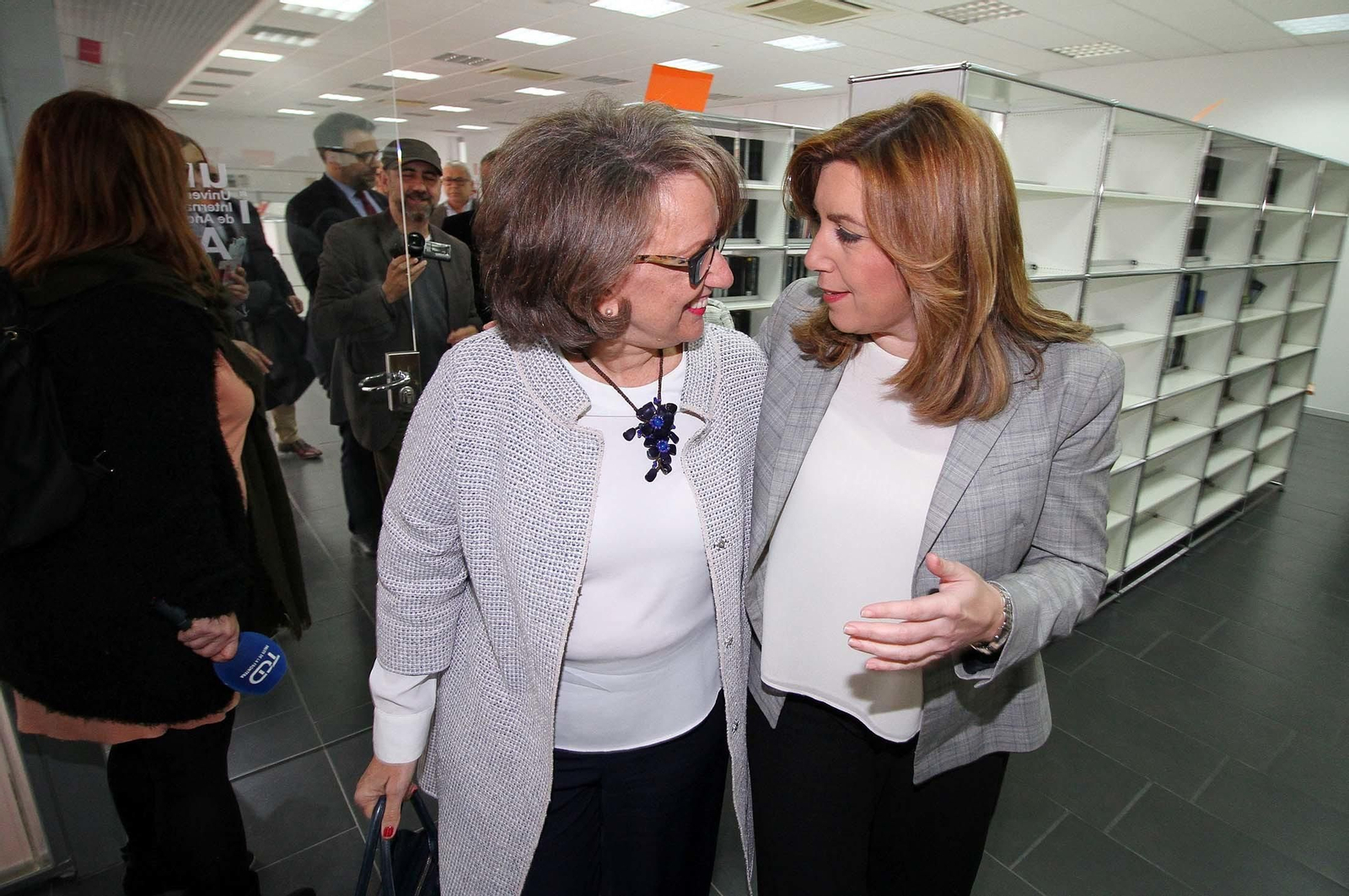 Susana Díaz, en La Rábida