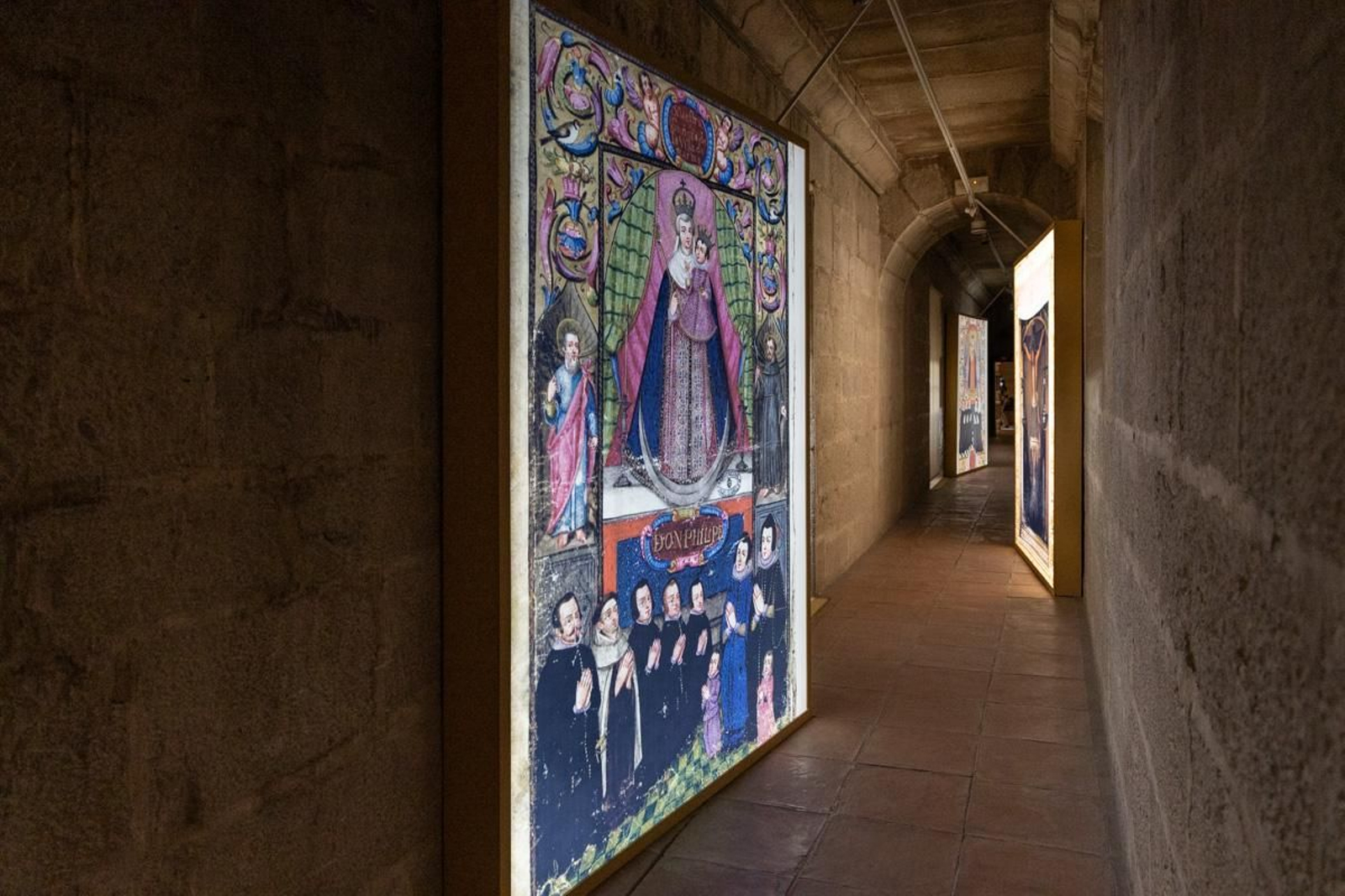 Exposición 'Trampantojos a lo divino: Devociones pintadas en el Barroco giennense', en imágenes