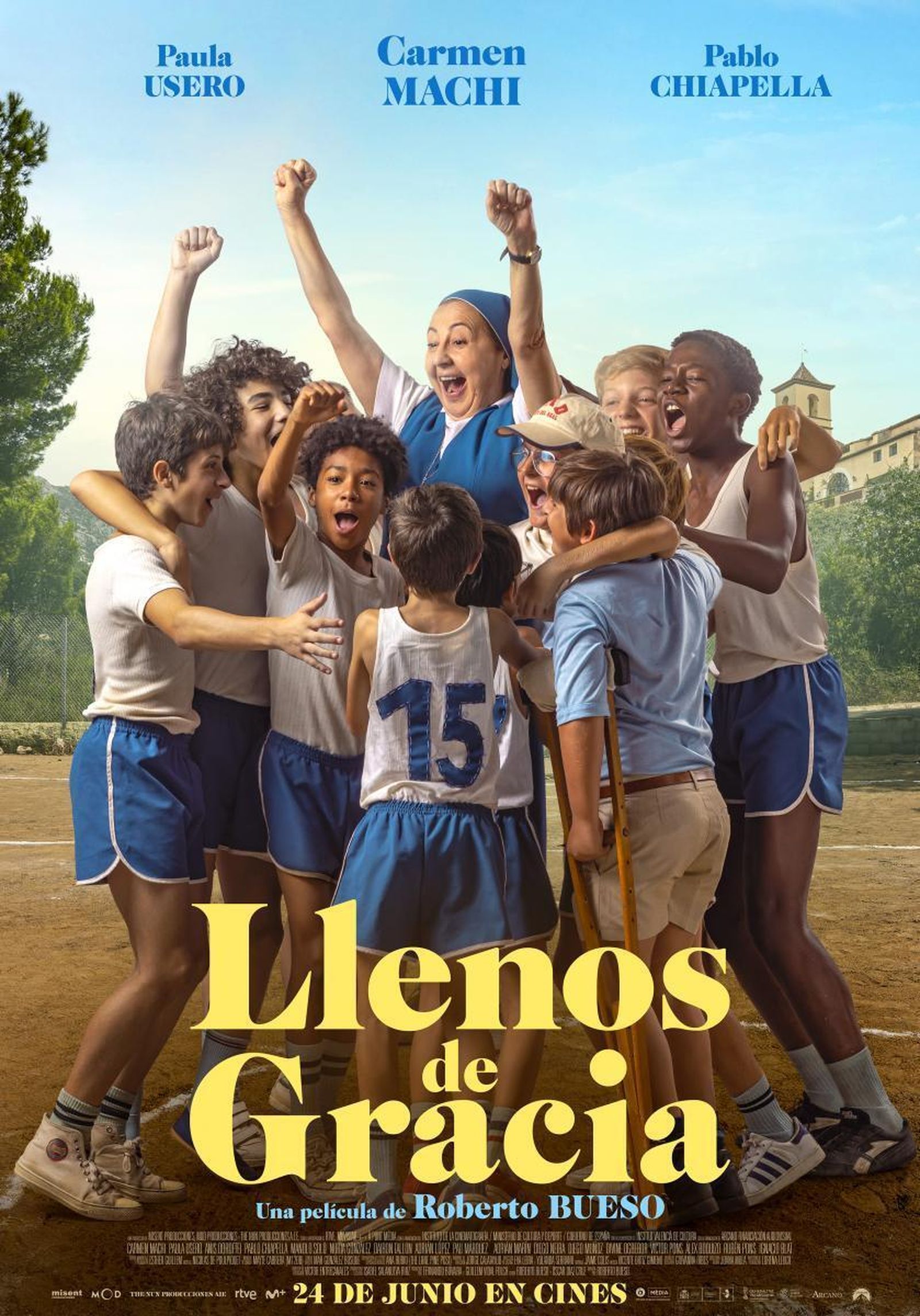 El cartel de la película 'Llenos de gracia'