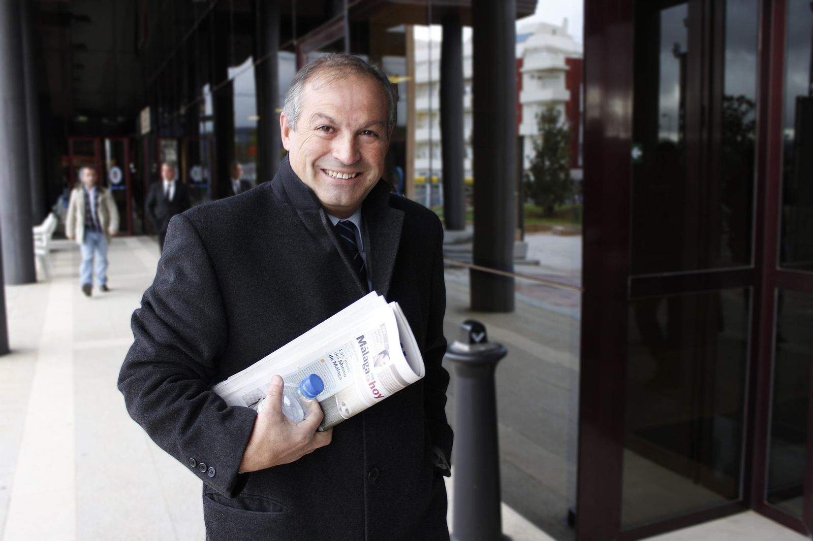 Antonio Marín a la llegada al juzgado en julio para declarar.