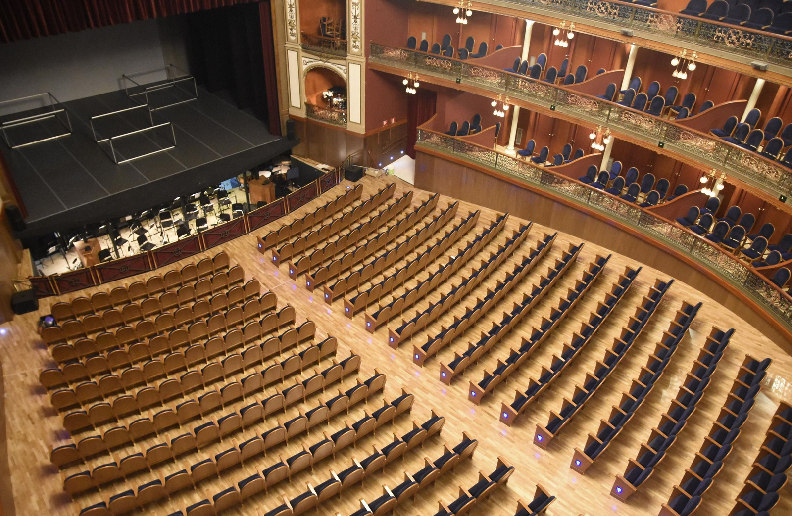 Imagen del interior del Gran Teatro de Córdoba.