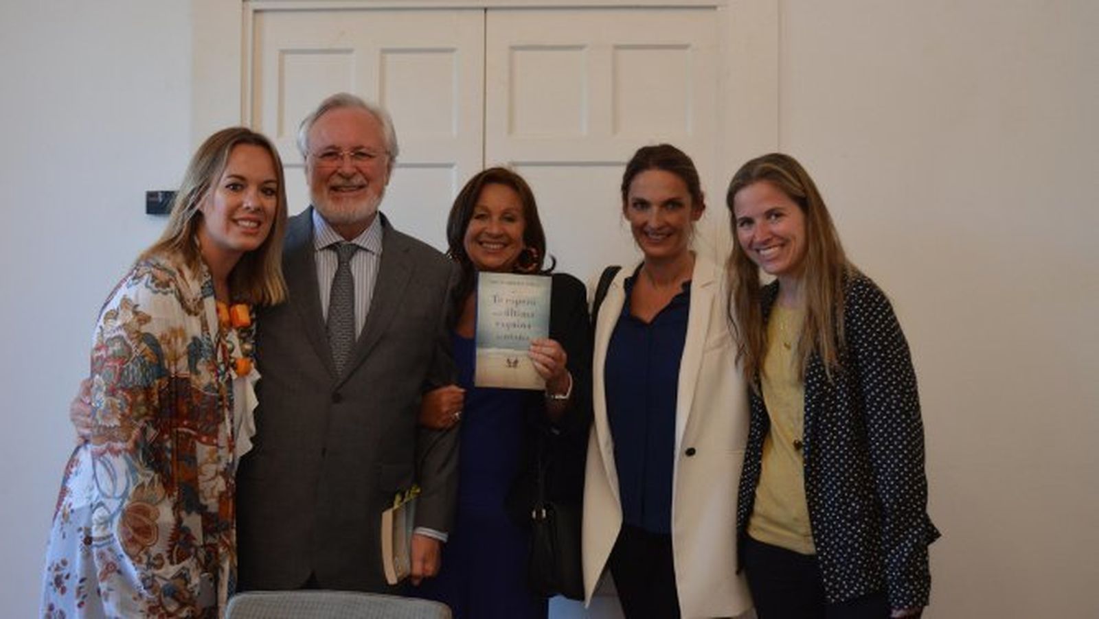 Lucía Sánchez Varela, Enrique Montiel, Casilda Varela, la escritora Casilda Sánchez Varela y Cristina Castany.