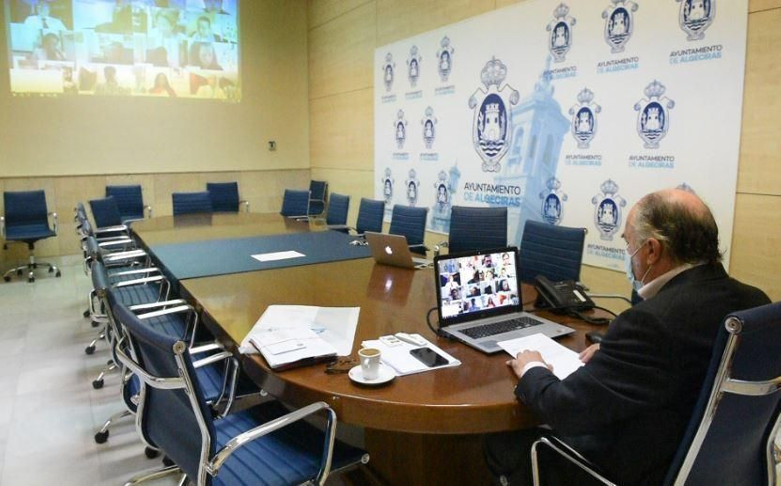 Landaluce, en la reunión celebrada este martes.