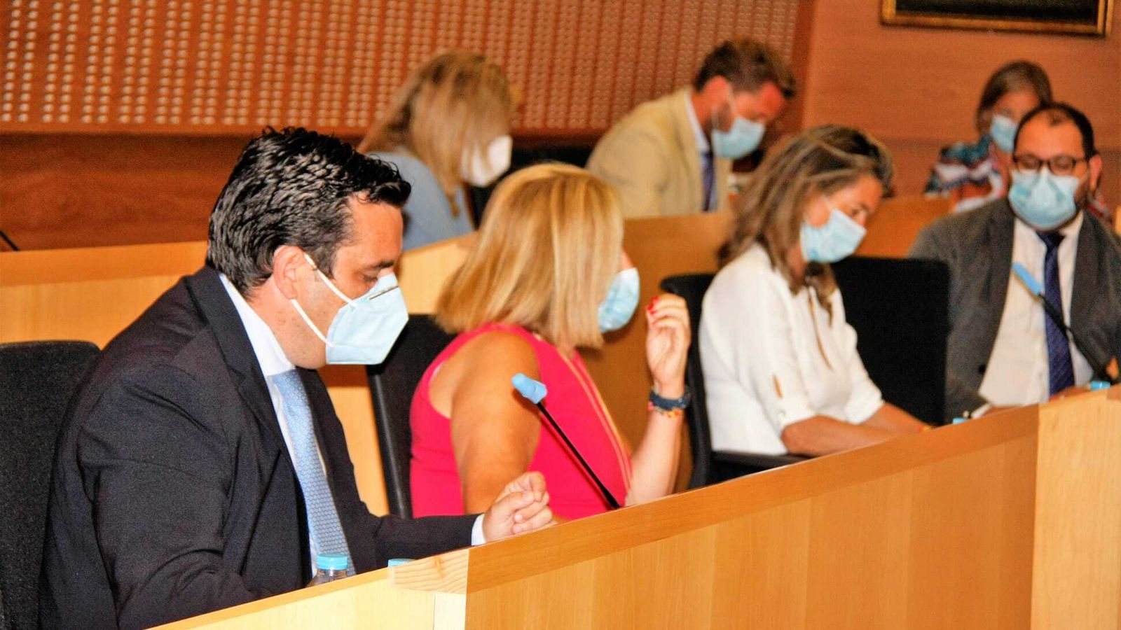 Una imagen de la bancada del equipo de gobierno.