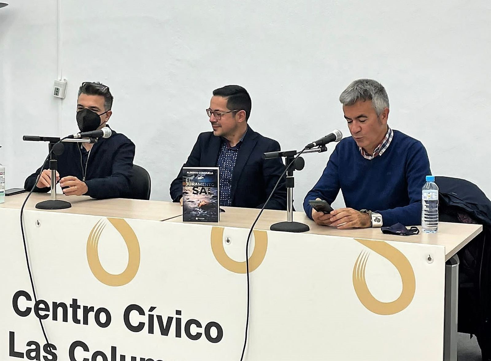 Alberto Cerezuela estuvo acompañado de Ángel Acién y Enrique Parrilla.