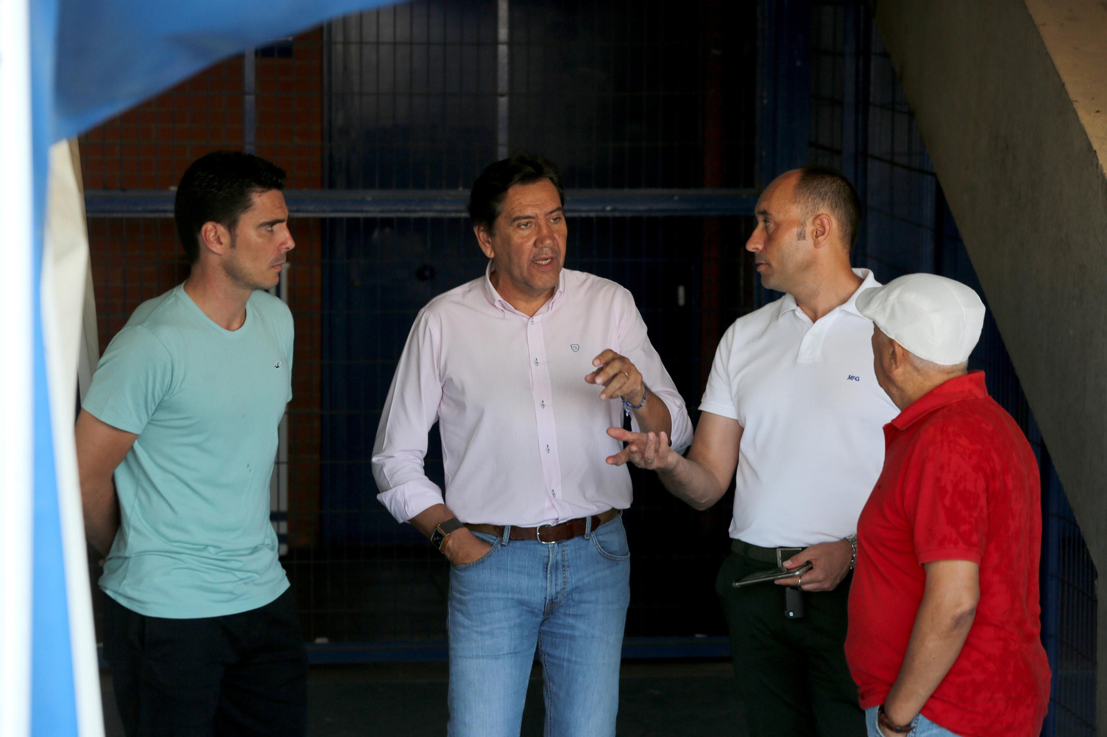 Primer entrenamiento del Recre en imágenes