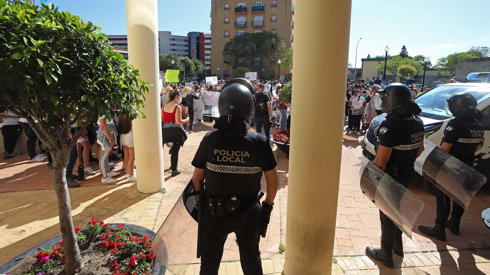 Fotos de la manifestación de La Atunara en La Línea