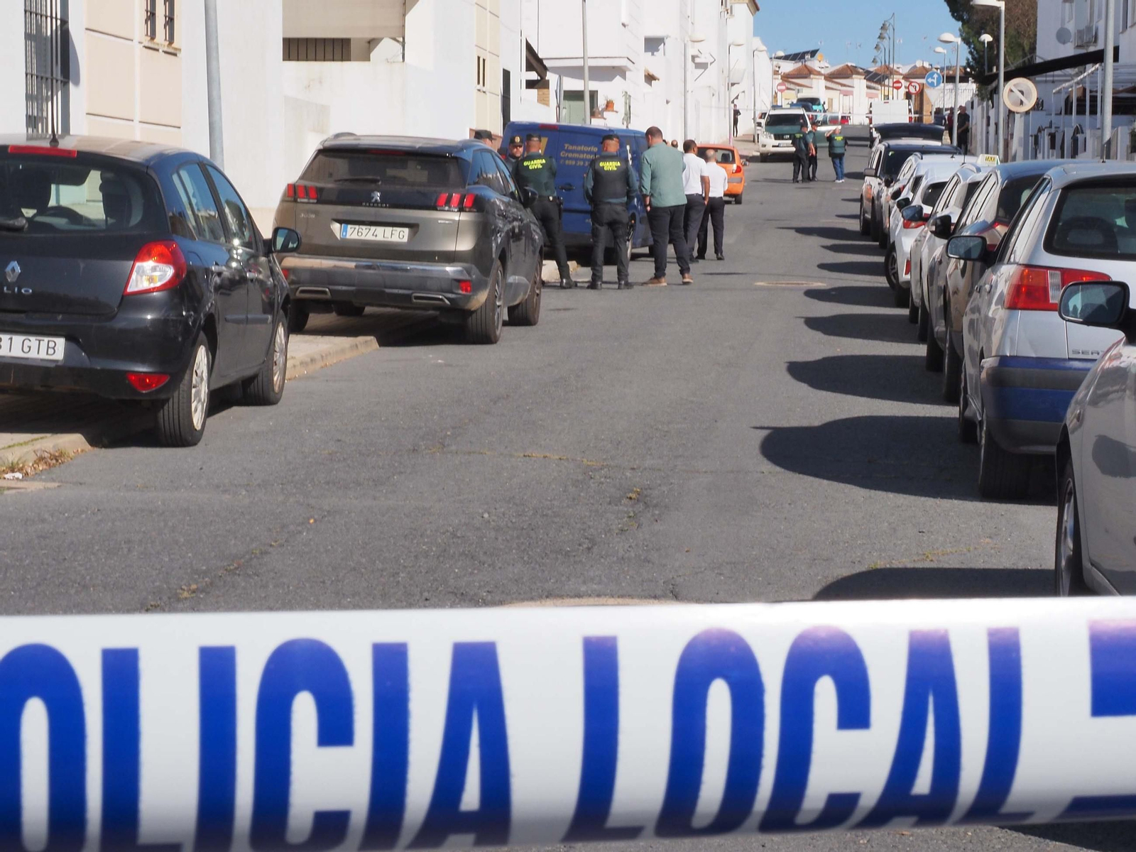 Cartaya se encuentra desde este jueves cercada por las Fuerzas y Cuerpos de Seguridad