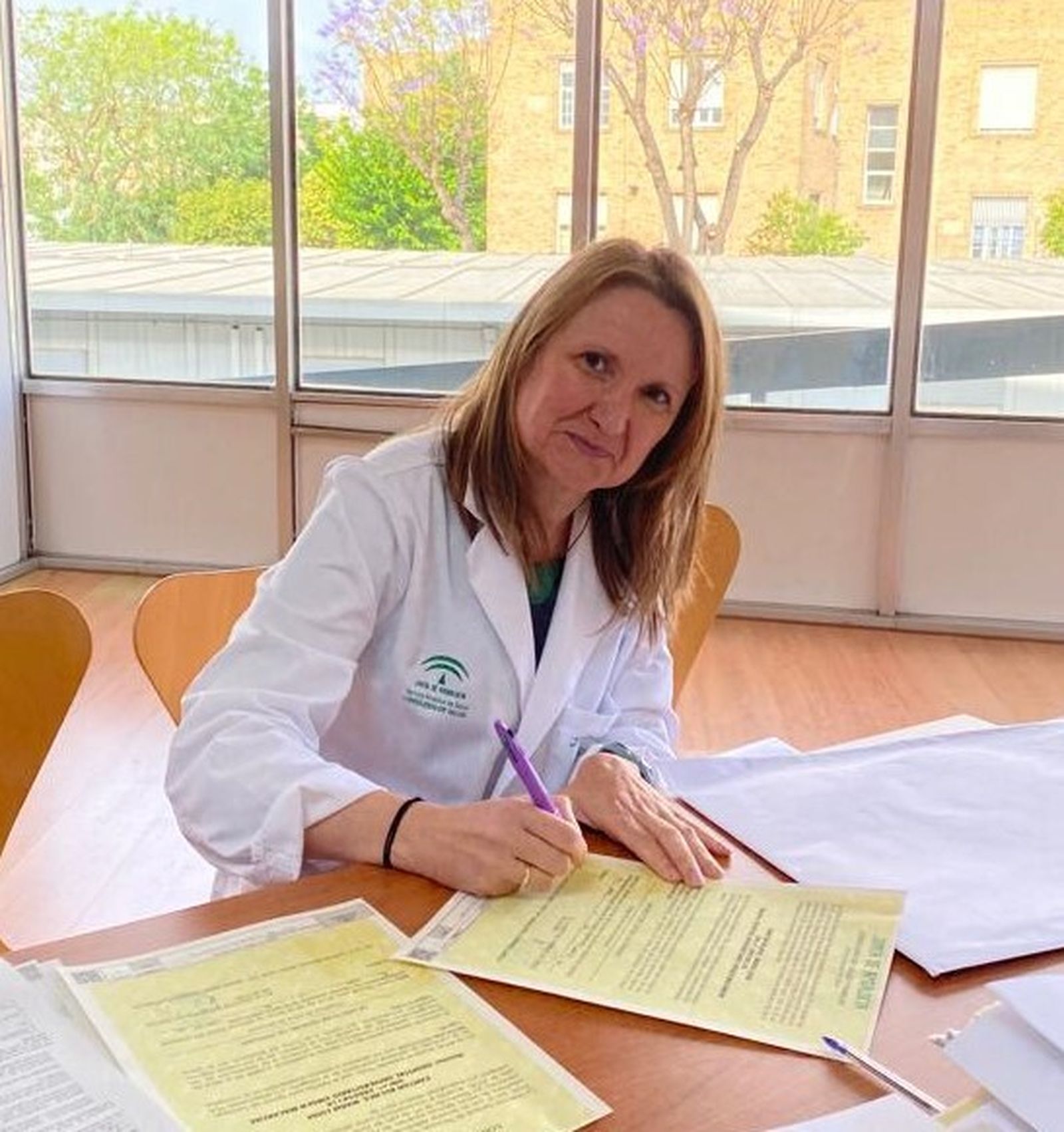 La intensivista del Macarena, María Luisa Cantón.