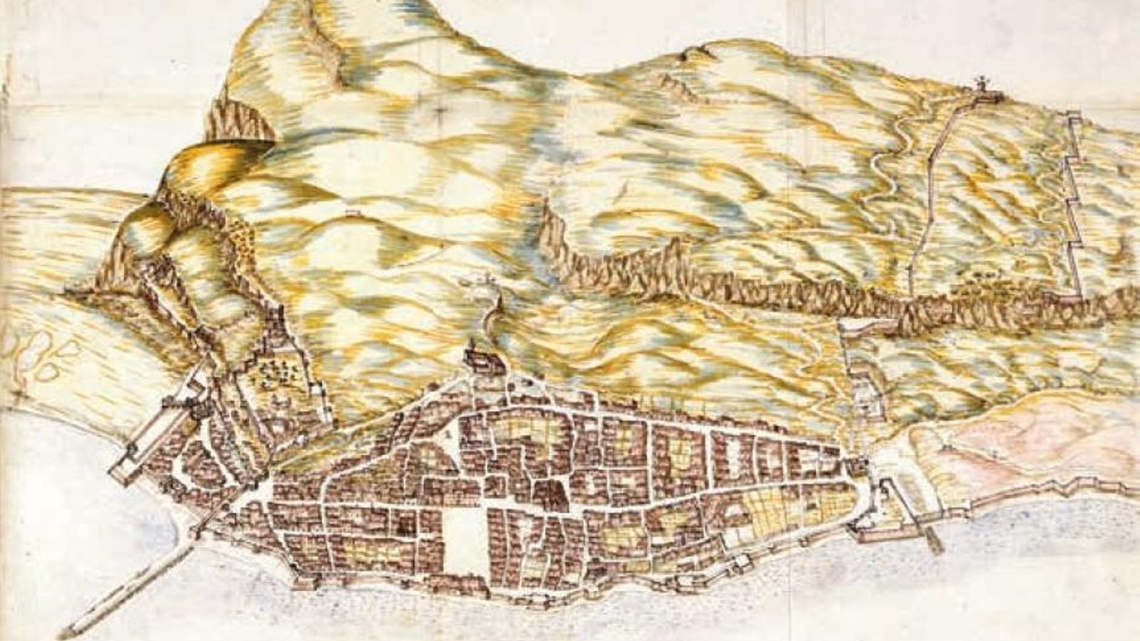 El Muelle Viejo o North Mole, según Luis Bravo de Acuña en 1627.