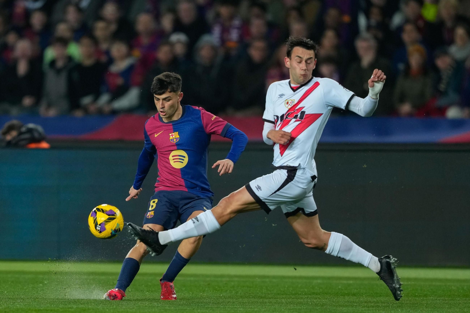 Las fotos del polémico Barcelona - Rayo Vallecano