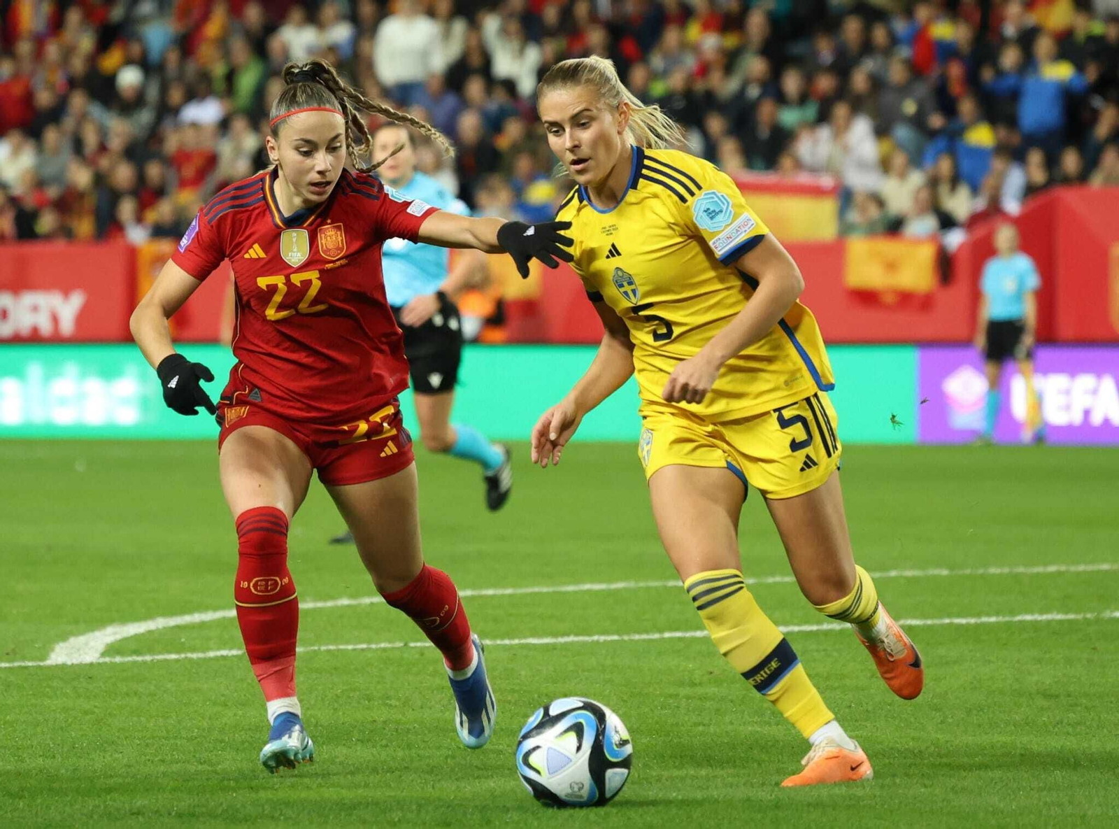 España - Suecia, en fotos