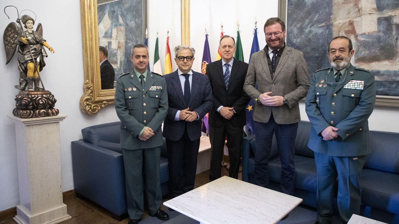 Presentación del convenio entre la Diputación de Córdoba y la Fundación de la Guardia Civil.